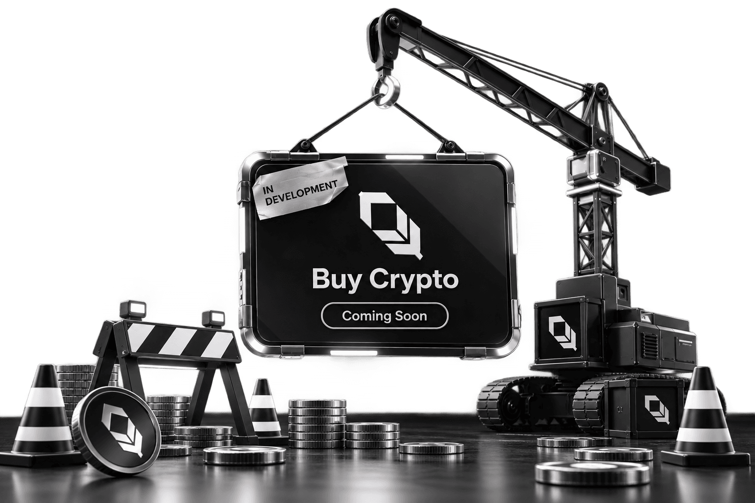 Buy crypto — coming soon, in development